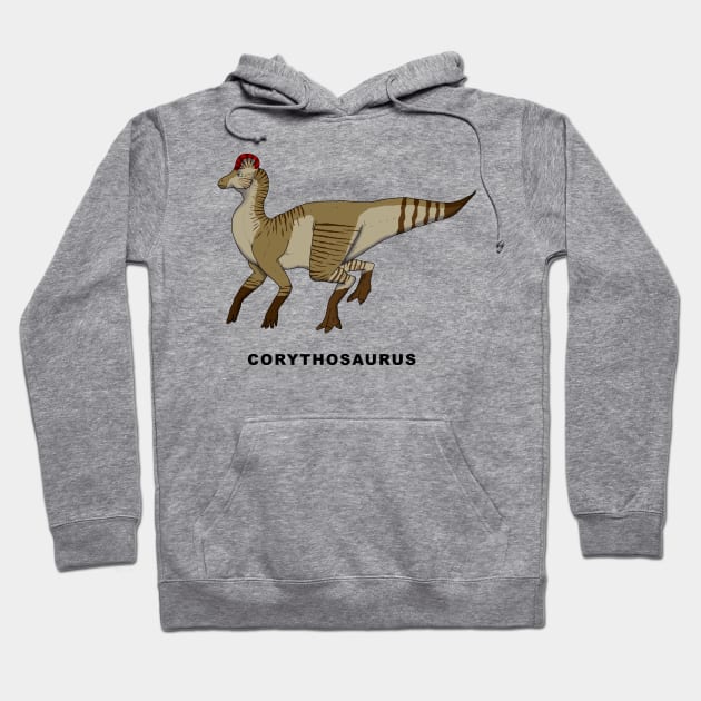 Corythosaurus Hoodie by lucamendieta